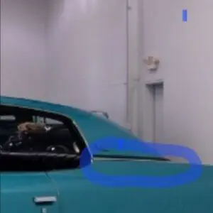 1971-1973 Chevy Impala caprice sail panel trim