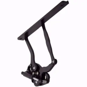 1969-1972 Cutlass Hood Hinge Kit - Solid Frame - Steel - Black - U.S. Patent #D945,349 S