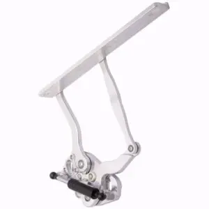 1969-1972 Cutlass Hood Hinge Kit - Solid Frame - Steel - Natural - U.S. Patent #D945,349 S