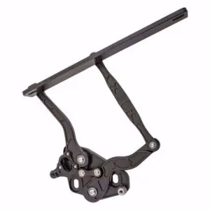 1969-1972 Cutlass Hood Hinge Kit - Air Frame - Fiberglass - Black - U.S. Patent #D945,349 S