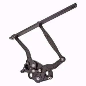 1969-1972 Cutlass Hood Hinge Kit - Air Frame - Steel - Black - U.S. Patent #D945,349 S