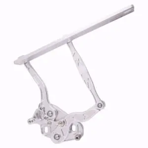 1969-1972 Cutlass Hood Hinge Kit - Air Frame - Steel - Natural - U.S. Patent #D945,349 S