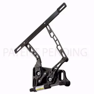 1970-1974 Challenger/Barracuda Hood Hinge Kit - Air Frame - Steel - Black - U.S. Patent #D726,637 S