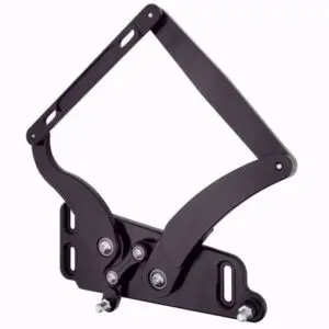 1966-1970 Charger Hood Hinge Kit - Solid Frame - Steel - Black