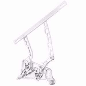 1970-1974 Challenger/Barracuda Hood Hinge Kit - Air Frame - Steel - Natural - U.S. Patent #D726,637 S